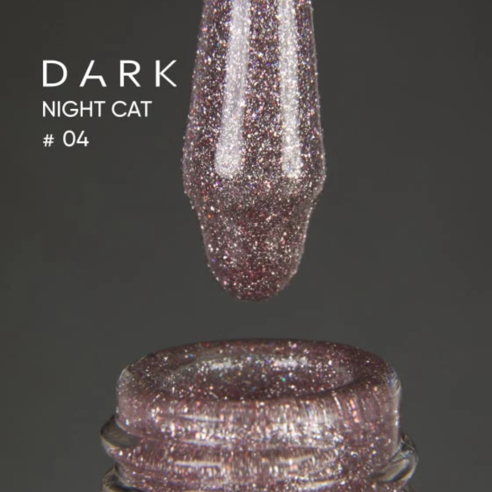 Dark Gel Polish Night Cat №04