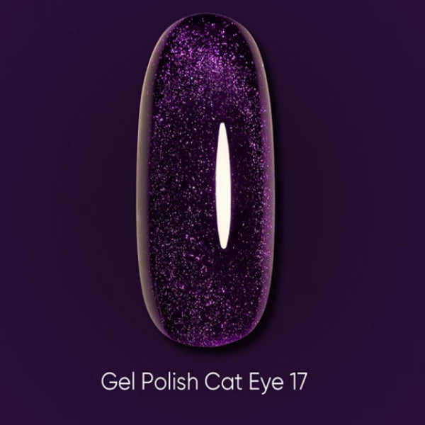 Dark Gel Polish Cat Eye №17