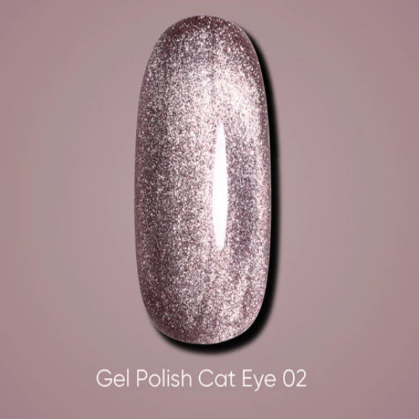 Dark Gel Polish Cat Eye №02