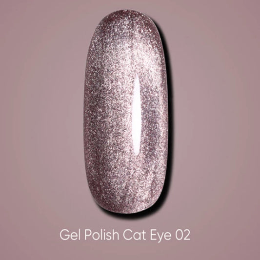 Dark Gel Polish Cat Eye №02