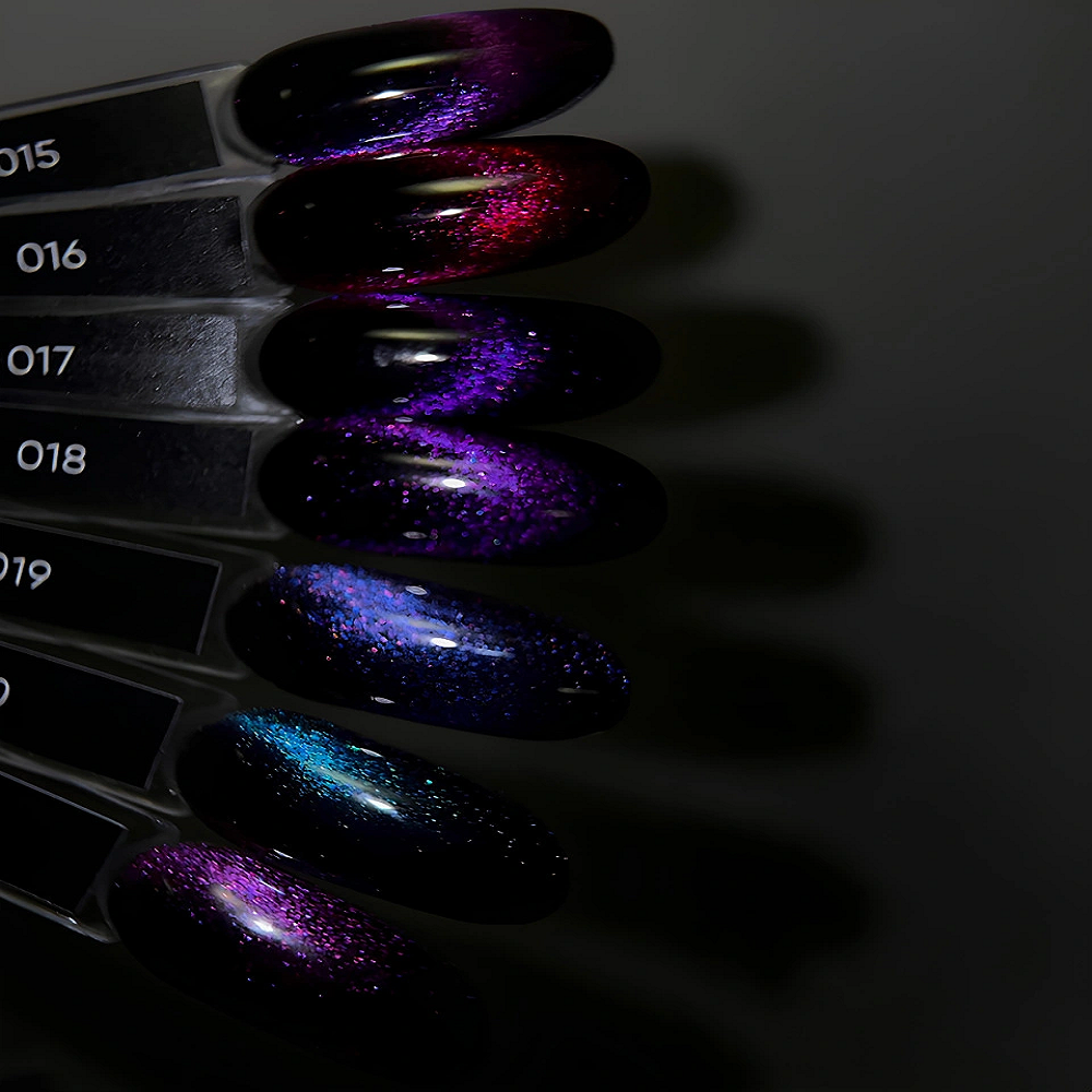Dark Gel Polish Cat Eye №16