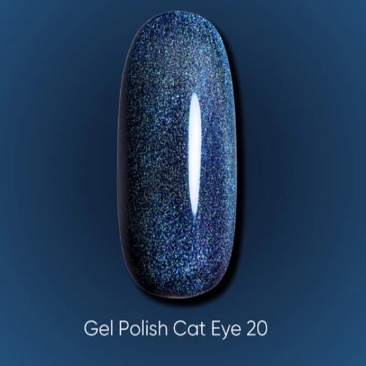 Dark Gel Polish Cat Eye №20