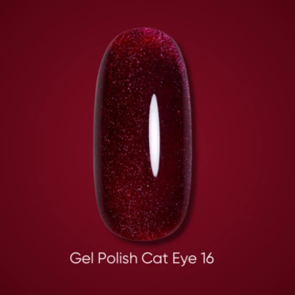 Dark Gel Polish Cat Eye №16
