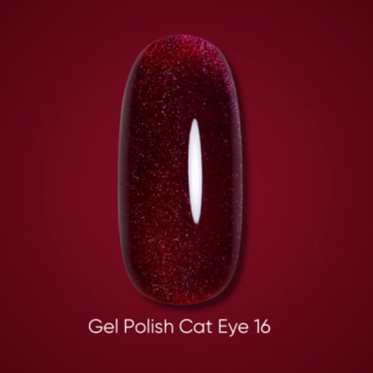 Dark Gel Polish Cat Eye №16