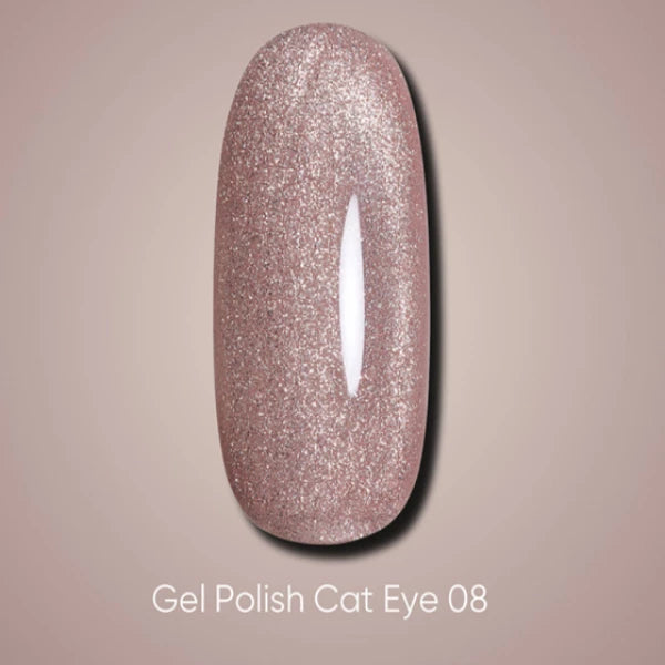 Dark Gel Polish Cat Eye №08