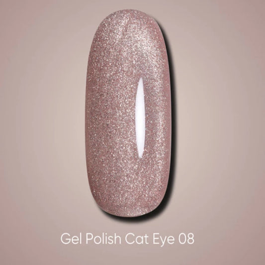 Dark Gel Polish Cat Eye №08